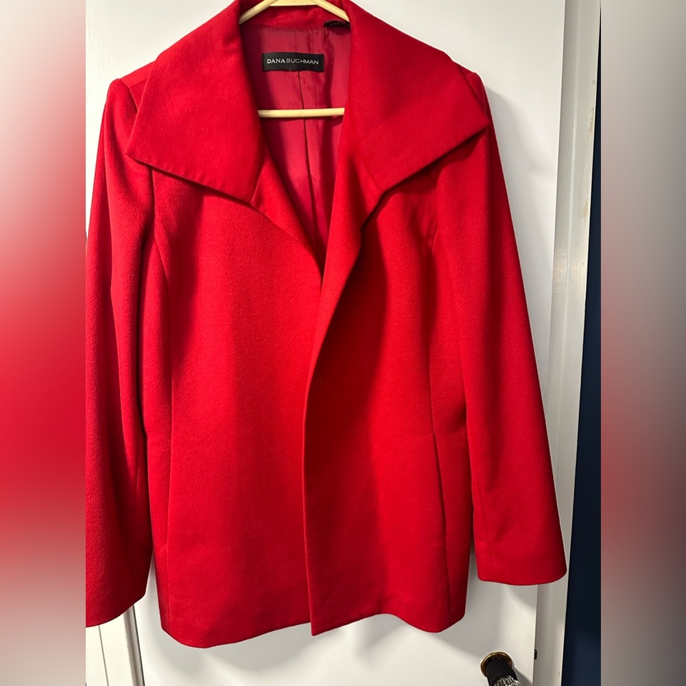 Dana Buchman red coat